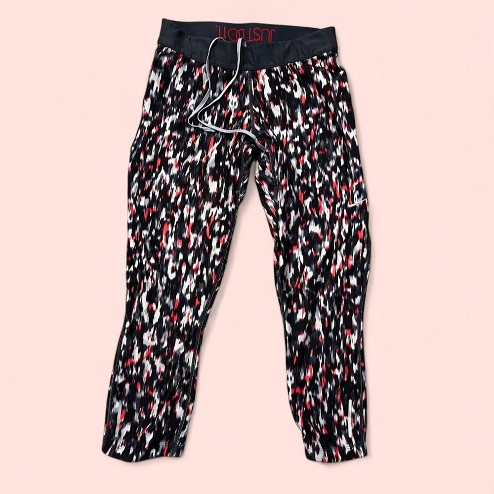 Nike Women's multi color Leggings medium‎ Capri tie waist